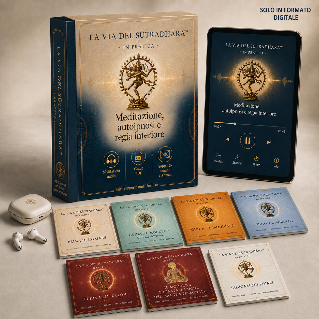 La Via del Sūtradhāra in pratica — percorso guidato online di meditazione, autoipnosi e regia interiore